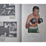 BOXING - SCRAPBOOK COVERING 1948 - 1949