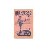 BRENTFORD V BIRMINGHAM CITY 1947-48