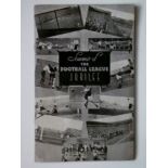1938 PRESTON V BLACKPOOL - FOOTBALL LGE JUBILEE FRIENDLY