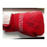 FRANK BRUNO SIGNED BOXING GLOVE