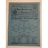 1946-47 WEST HAM V WEST BROMWICH ALBION