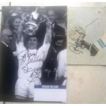 WEST BROMWICH ALBION GRAHAM WILLIAMS 1968 FA CUP FINAL CAPTAIN - AUTOGRAPHED PHOTO & PROGRAMME