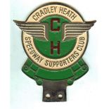 SPEEDWAY - CRADLEY HEATH S/C CAR GRILL BADGE