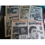 BOXING NEWS MAGAZINES COVERING CASSIUS CLAY / MUHAMMED ALI