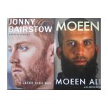 CRICKET - HARMISON BAIRSTOW ALI HARDBACKS