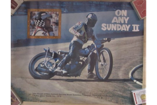 SPEEDWAY - IVAN MAUGER ON ANY SUNDAY II PUBLICITY POSTER