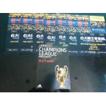 JAPAN CHAMPIONS LEAGUE BROCHURE AND WORLD CLUB POSTERS