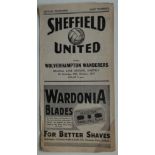 1947-48 SHEFFIELD UNITED V WOLVES