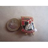 SPEEDWAY - PETERBOROUGH PANTHERS GILT BADGE