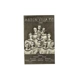 ASTON VILLA ORIGINAL 1905 POSTCARD F.A. CUP WINNERS