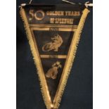 SPEEDWAY - 50 GOLDEN YEARS PENNANT