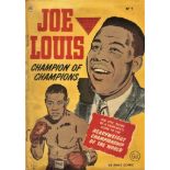 BOXING - JOE LOUIS CHAMPION OF CHAMPIONS COMIC NO. 1