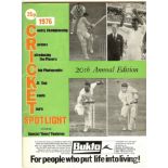 CRICKET - 1976 SPOTLIGHT MAGAZINE HAMPSHIRE YORKSHIRE WARWICKSHIRE ETC