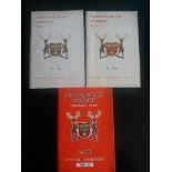 NOTTINGHAM FOREST HANDBOOKS X 3