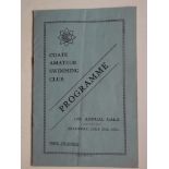 SWIMMING - 1931 COATE AMATEUR SWIMMING CLUB ANNUAL GALA