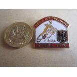 SPEEDWAY - 1979 WORLD ICE FINAL @ INZELL GILT BADGE