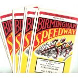 SPEEDWAY - 1954 BIRMINGHAM HOMES X 8 INCLUDES BRISTOL NORWICH LONDON STARS ETC
