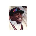 CRICKET - BRIAN LARA WEST INDIES 1995 ORIGINAL PRESS PHOTOGRAPH