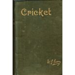 CRICKET BY W.G. GRACE ORIGINAL 1891 HARDBACK