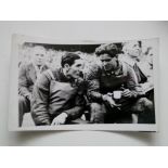 SPEEDWAY - ORIGINAL PHOTOGRAPH FROM THE 1940'S OF WALLY GREEN & JEFF LLOYD