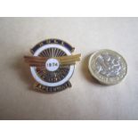 SPEEDWAY - 1974 HULL VIKINGS GILT BADGE