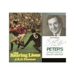 RUGBY UNION - BRITISH LIONS 1971 TOUR TO AUSTRALIA & NZ + GARETH EDWARDS SIGNED CARD