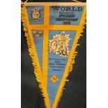 SPEEDWAY - 1980 WORLD FINAL @ GOTHENBURG SWEDEN PENNANT