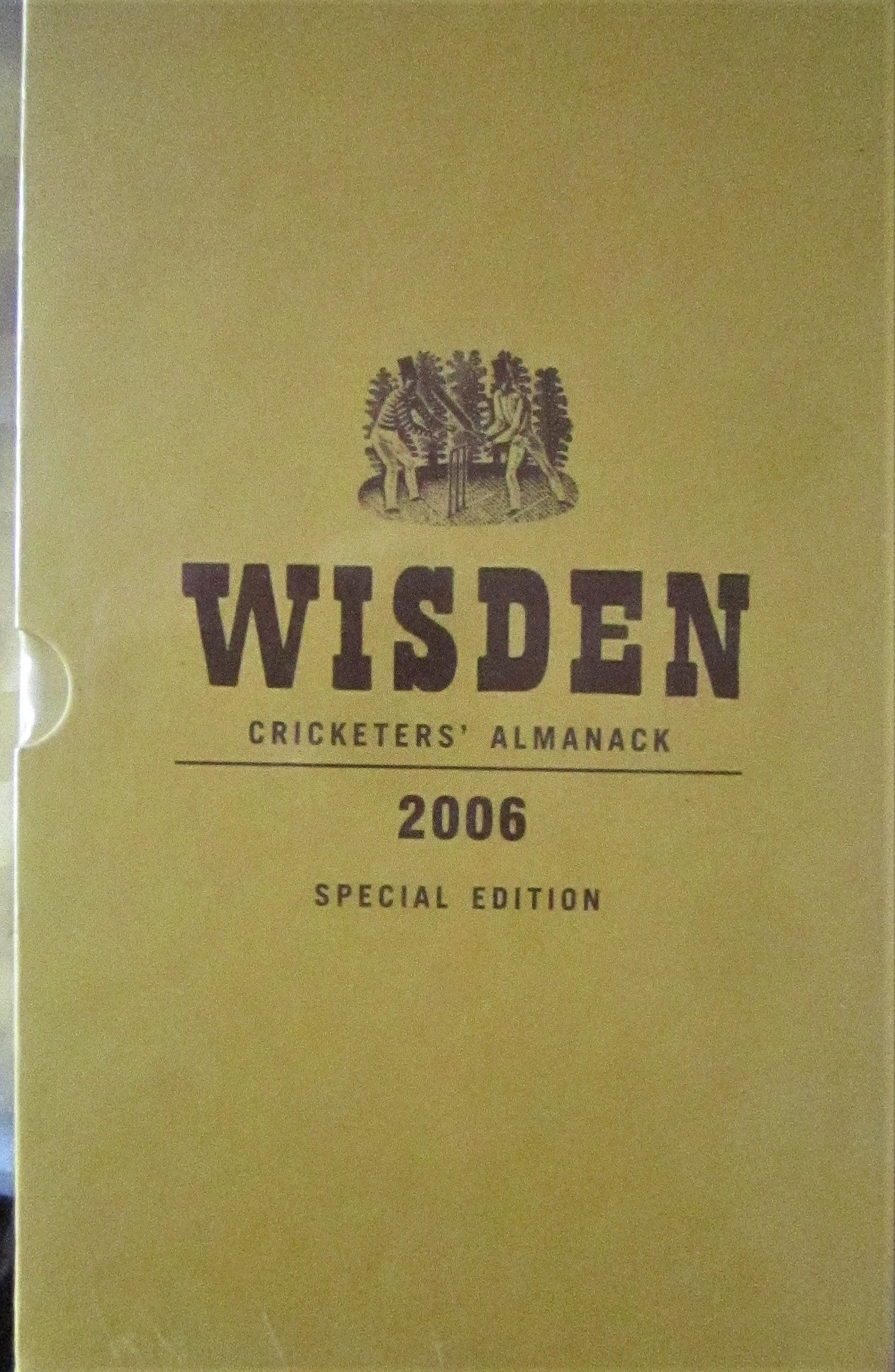 CRICKET - 2006 SPECIAL EDITION HARDBACK WISDEN LARGE FORMAT