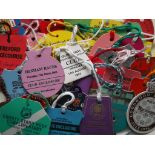 HORSE RACING - COLLECTION OF CARD ENTRY BADGES X 57