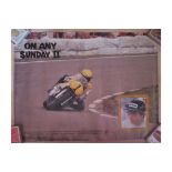 MOTORCYCLING - KENNY ROBERTS ON ANY SUNDAY II PUBLICITY POSTER