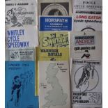 CYCLE SPEEDWAY - PROGRAMMES X 13 NEWPORT POOLE KINGSTANDING COVENTRY ETC.