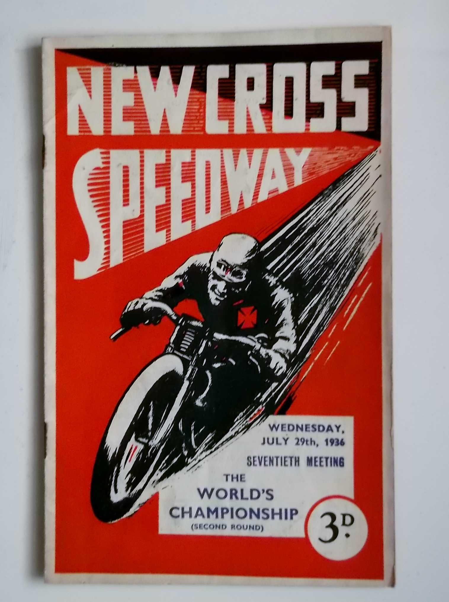 SPEEDWAY - 1936 WORLD CHAMPIONSHIP 2ND ROUND AT NEW CROSS