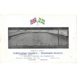 1946 WOLVES v NORRKOPPING SWEDEN