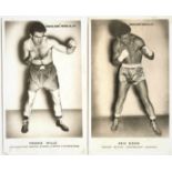 BOXING - FREDDIE MILLS & ERIC BOON BOXING NEWS PHOTOS SERIES POSTCARDS