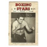 BOXING STARS THE VERY FIRST ISSUE 1940'S