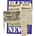 1975/76 BIRMINGHAM CITY V WOLVERHAMPTON WOLVES PRESS REPORT