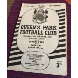 1949-50 QUEENS PARK V MORTON