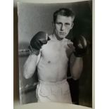 BOXING - ORIGINAL PRESS PHOTOGRAPH OF KEN HIGNETT