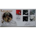 MOTOR RACING - JOHN SURTEES AUTOGRAPHED POSTAL COVER motorcar