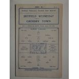 1931-32 SHEFFIELD WEDNESDAY V GRIMSBY