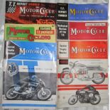 MOTOR CYCLE RACING - 1960 & 61 ISLE OF MAN TT MAGAZINES X 6