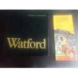 WATFORD BOUND VOLUME 1985/6 + HANDBOOK