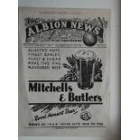 1943-44 WEST BROMWICH ALBION V LEICESTER CITY