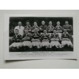 1947-48 ALBERT WILKES ORIGINAL PHOTOGRAPH OF THE BRADFORD PARK AVENUE TEAM