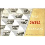 MOTOR SPORT - 1952 SHELL SUCCESSES BOOKLET