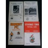 NON LEAGUE HANDBOOKS X 4 - TELFORD ( 2), STEVENAGE & BARNET