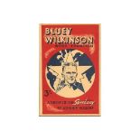 SPEEDWAY - BLUEY WILKINSON WORLD CHAMPION BOOK BY JOHNNIE HOSKINS 1946.