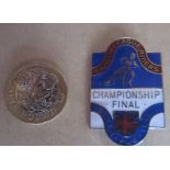 SPEEDWAY - 1980 B.L.R.C.F. @ BELLE VUE SILVER BADGE