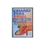 SPEEDWAY - GRAND PRIX FINAL POSTER @ HACKNEY 1995