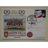 ASTON VILLA 1982 EUROPEAN CUP WINNERS POSTAL COVER - AUTOGRAPHED BY GARY WILLIAMS